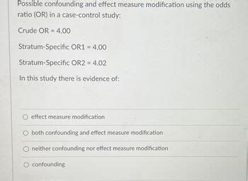 crude odds ratio calculator|Confounding and Effect Measure Modification.